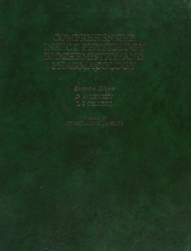 Cover for Comprehensive insect physiology, biochemistry and pharmacology