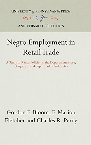 Cover for Negro employment in retail trade