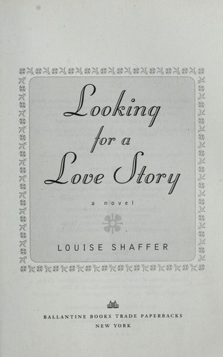 Cover for Looking for a love story