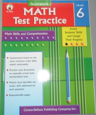 Cover for Teamwork Math Test Practice