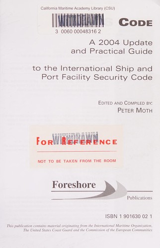 Cover for Isps Code 2004 Update a Practical Guide