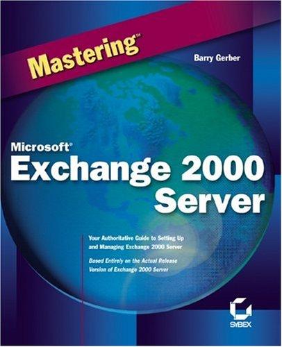 Cover for Mastering Microsoft Exchange Server 2000