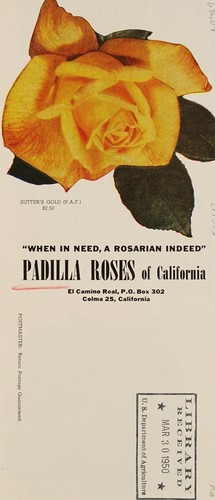 Cover for "When in need, a rosarian indeed"
