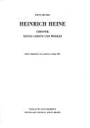 Cover for Heinrich Heine