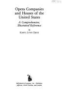 Cover for Opera companies and houses of the United States