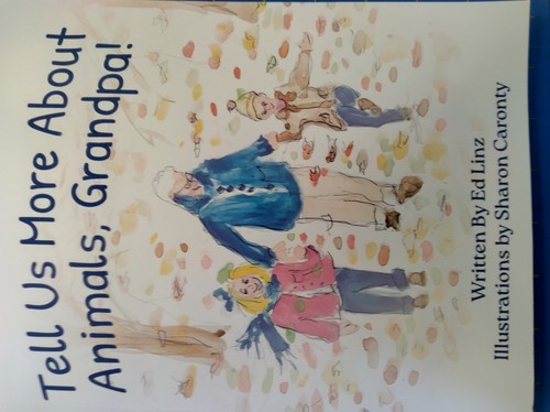 Cover for Tell us more about animals, Grandpa!