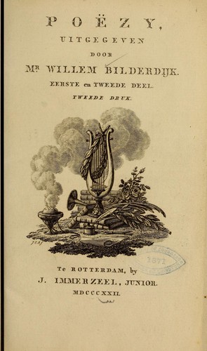 Cover for Poëzy