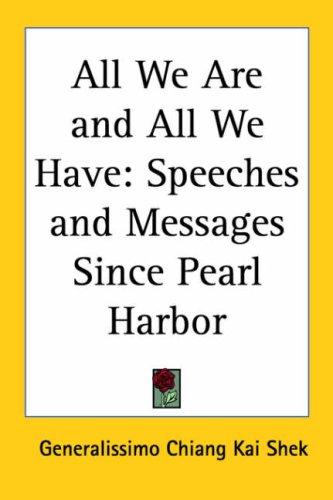Cover for All We Are And All We Have