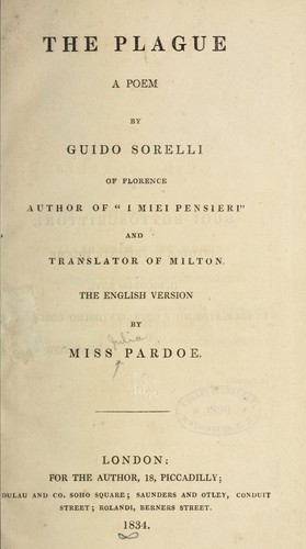 Cover for La peste