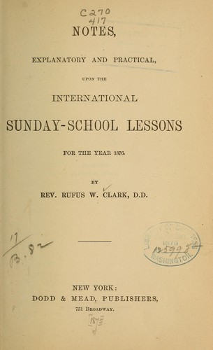 Cover for Notes