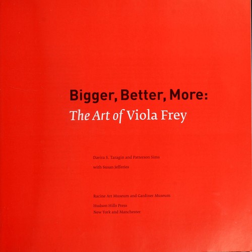 Cover for Bigger, better, more