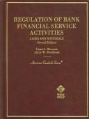 Cover for Regulation of Bank Financial Service Activities