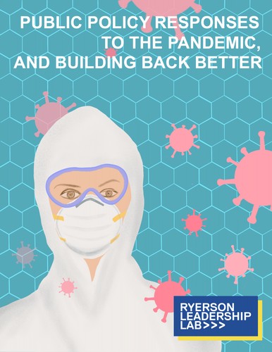 Cover for Public Policy Responses to the Pandemic, and Building Back Better