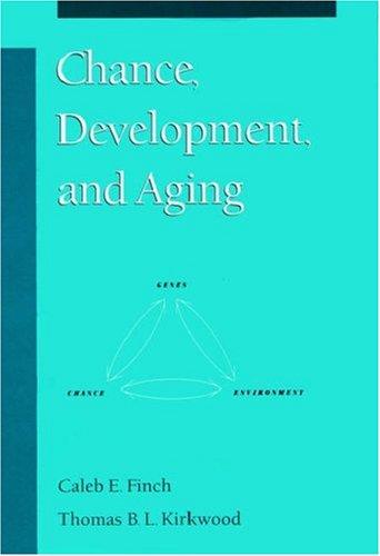 Cover for Chance, Development, and Aging