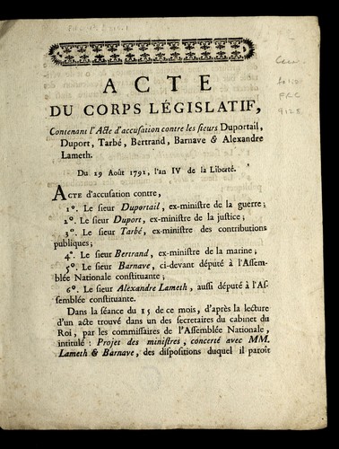 Cover for Acte