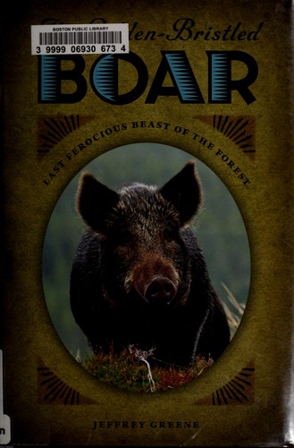 Cover for The golden-bristled boar