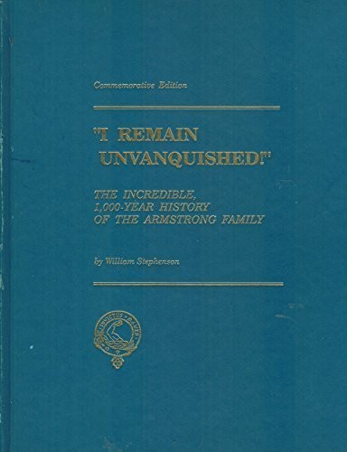 Cover for I remain unvanquished!