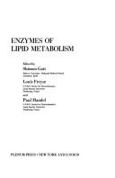 Cover for Enzymes of lipid metabolism