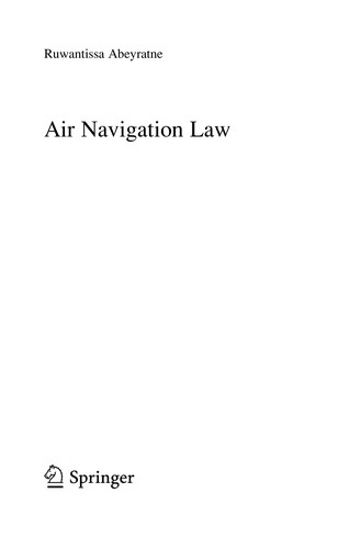 Cover for Air navigation law