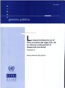 Cover for La descentralización en el Perú a inicios del siglo XXI