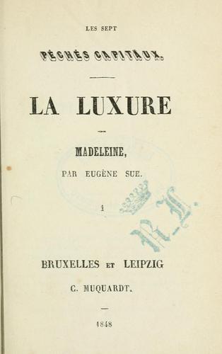 Cover for Madeleine