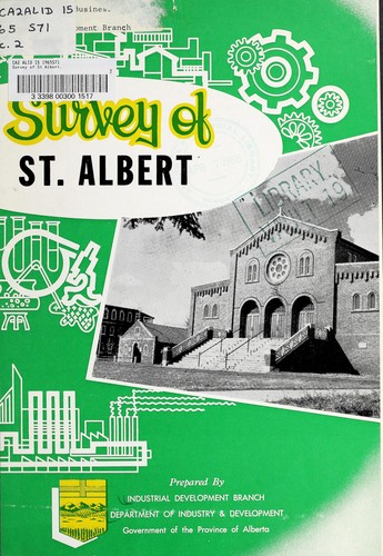 Cover for Survey of St. Albert