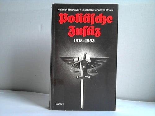Cover for Politische Justiz 1918-1933