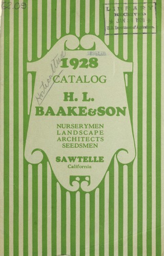 Cover for Catalog and garden guide for winter and spring