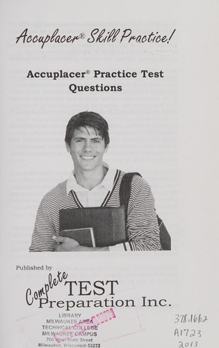 Cover for Accuplacer skill practice!