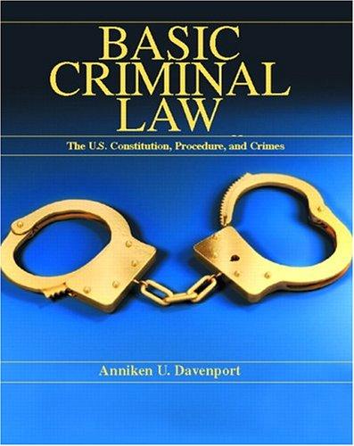 Cover for Basic Criminal Law