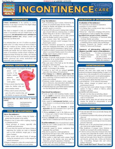 Cover for QuickStudy - Incontinence Care