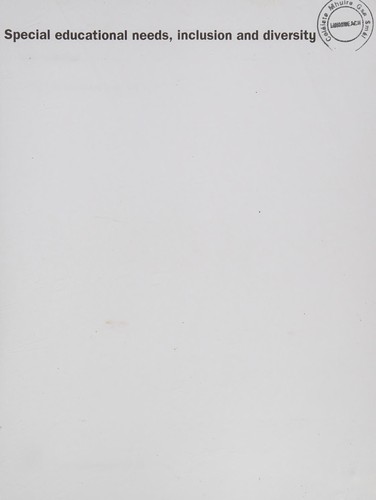 Cover for Special Educational Needs, Inclusion and Diversity