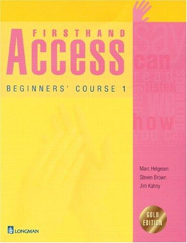 Cover for Firsthand Access