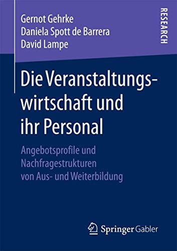 Cover for Die Veranstaltungswirtschaft und ihr Personal