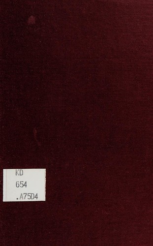 Cover for Freedom under the law