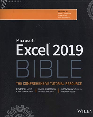 Cover for Excel 2019 Bible