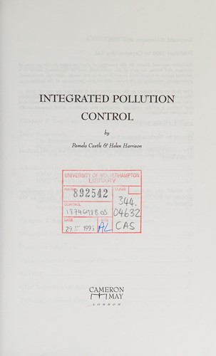 Cover for Integrated pollution control