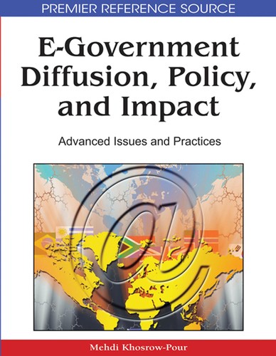Cover for E-government diffusion, policy and impact