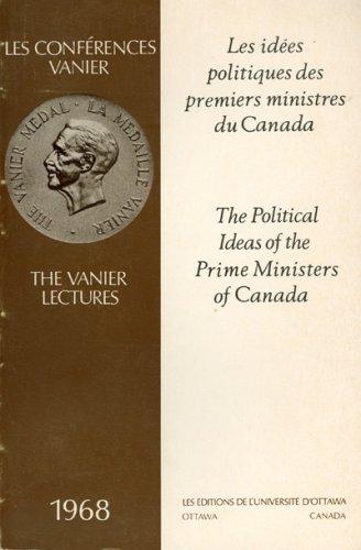Cover for Les idées politiques des premiers ministres du Canada