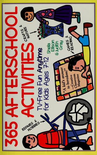 Cover for 365 afterschool activities
