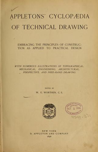 Cover for Appletons' cyclopædia of technical drawing