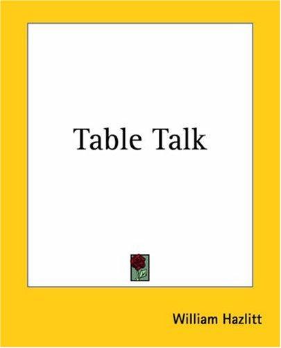 Cover for Table Talk