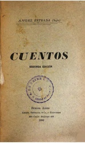 Cover for Cuentos