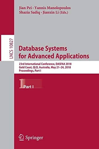 Cover for Database Systems for Advanced Applications