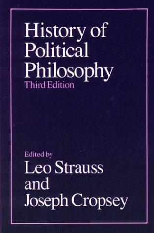 Cover for History of political philosophy