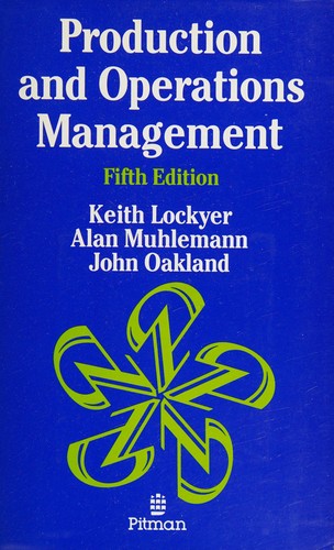 Cover for Production and operations management