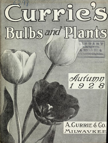 Cover for Currie's bulbs and plants