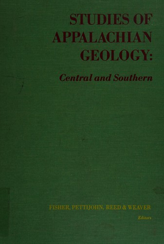 Cover for Studies of Appalachian geology: central and southern.