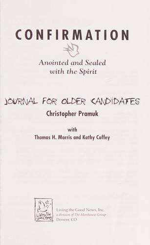 Cover for Confirmation: Anointed & Sealed with the Spirit