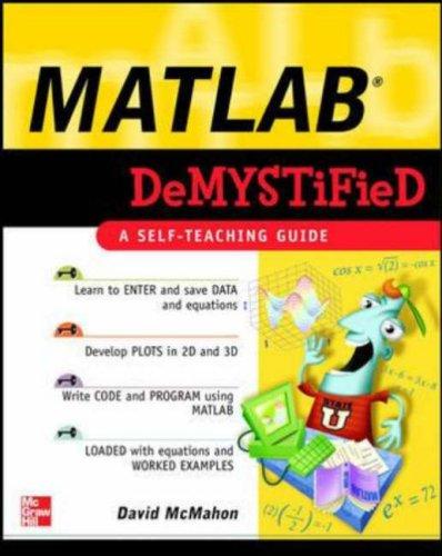 Cover for MATLAB Demystified